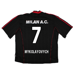 AC Milan 2000-01 Adidas Training Shirt (XL) (Mykolayovych 7) (Good)_1