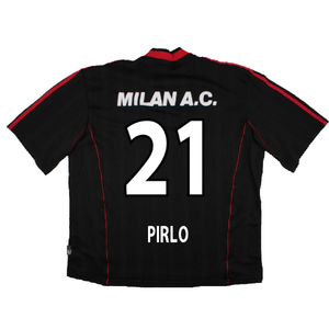 AC Milan 2000-01 Adidas Training Shirt (XL) (Pirlo 21) (Good)_1