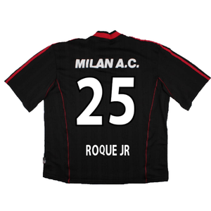 AC Milan 2000-01 Adidas Training Shirt (XL) (Roque Jr 25) (Good)_1