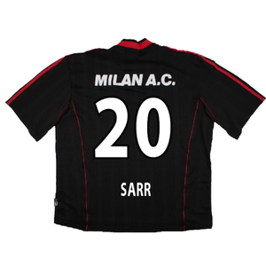 AC Milan 2000-01 Adidas Training Shirt (XL) (Sarr 20) (Good)_1