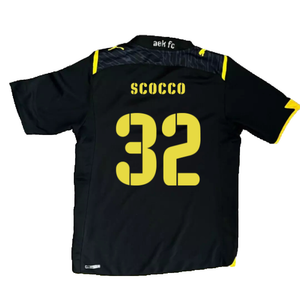 AEK Athens 2009-10 Away Shirt (M) (Excellent) (Scocco 32)_1