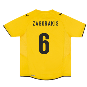 AEK Athens 2009-10 Home Shirt ((Excellent) XL) (Zagorakis 6)_2