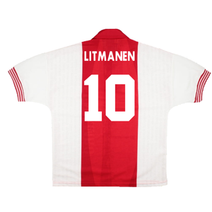 Ajax 1995-96 Special Home Shirt (M) (Excellent) (Litmanen 10)_1