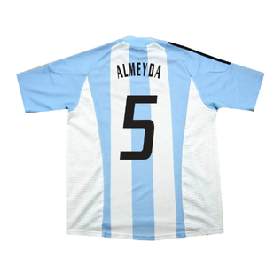 Argentina 2002-04 Home Shirt (L) (Excellent) (Almeyda 5)_1