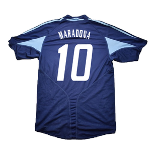 Argentina 2004-05 Away Shirt (L) (Excellent) (MARADONA 10)_1