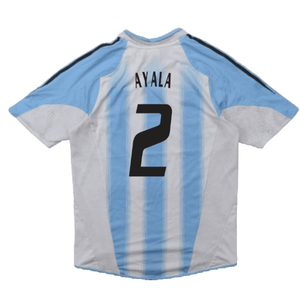 Argentina 2004-05 Home Shirt (XL) (Good) (Ayala 2)_1