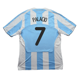 Argentina 2008-09 Home Shirt (L) (Good) (Palacio 7)_1