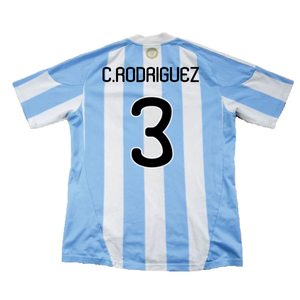 Argentina 2010-11 Home (L) (Excellent) (C.Rodriguez 3)_1