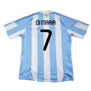 Argentina 2010-11 Home (L) (Excellent) (Di Maria 7)_1