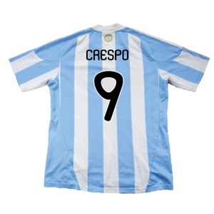 Argentina 2010-11 Home Shirt (Excellent) (Crespo 9)_1