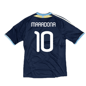 Argentina 2011-2012 Away Shirt (Good) (MARADONA 10)_1