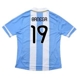 Argentina 2011-2012 Home Shirt (L) (Good) (Banega 19)_1