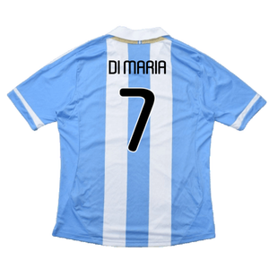 Argentina 2011-2012 Home Shirt (L) (Good) (Di Maria 7)_1