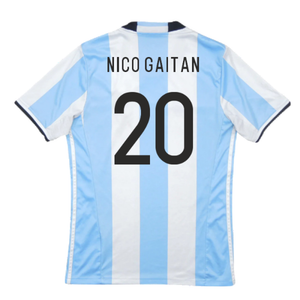 Argentina 2016-17 Home Shirt (Excellent) (Nico Gaitan 20)_1