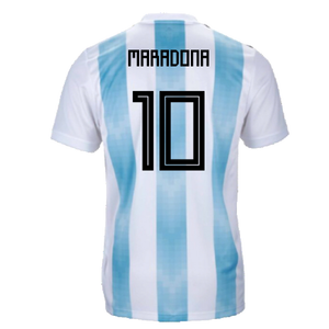 Argentina 2018-19 Home Shirt (LB) (Maradona 10) (BNWT)_1