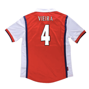 Arsenal 1998-99 Home Shirt (2XL) (Good) (Vieira 4)_1