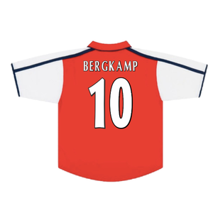 Arsenal 2000-02 Home Shirt (S) (Very Good) (Bergkamp 10)_1