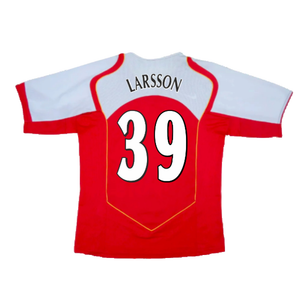 Arsenal 2004-05 Home Shirt (L) (Very Good) (Larsson 39)_1