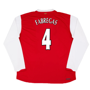 Arsenal 2006-07 Long Sleeve Home Shirt (XXL) (Excellent) (Fabregas 4)_1