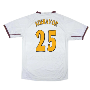 Arsenal 2007-08 Away Shirt (XL) (Excellent) (Adebayor 25)_1