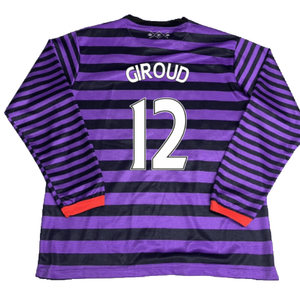 Arsenal 2012-13 Away Long Sleeve Shirt (M) (Good) (Giroud 12)_1