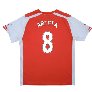 Arsenal 2014-15 Home Shirt (XS) (Mint) (Arteta 8)_1