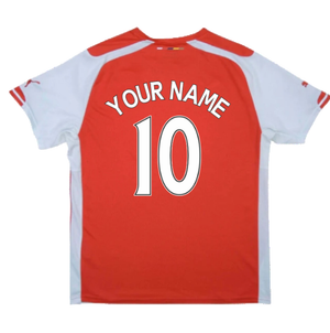 Arsenal 2014-15 Home Shirt (L) (Your Name 10) (Very Good)_1