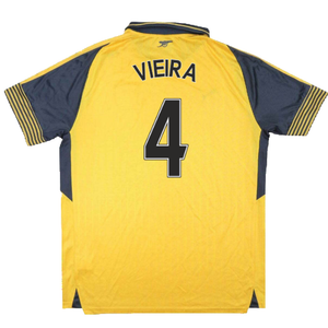 Arsenal 2016-17 Away Shirt (M) (Mint) (Vieira 4)_1