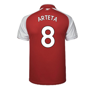 Arsenal 2017-18 Home Shirt (Very Good) (Arteta 8)_1