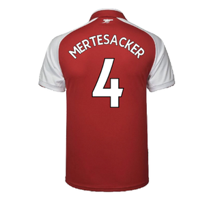 Arsenal 2017-18 Home Shirt (M) (Excellent) (Mertesacker 4)_1