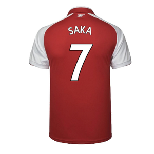 Arsenal 2017-18 Home Shirt (M) (Excellent) (Saka 7)_1