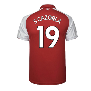 Arsenal 2017-18 Home Shirt (M) (Excellent) (S.Cazorla 19)_1