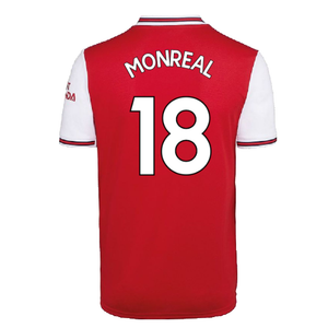 Arsenal 2019-20 Home Shirt (XL) (Very Good) (MONREAL 18)_1