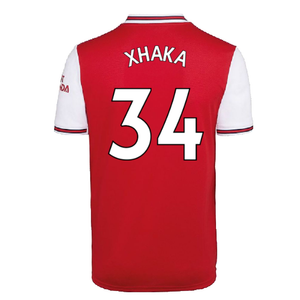 Arsenal 2019-20 Home Shirt (S) (Good) (XHAKA 34)_1