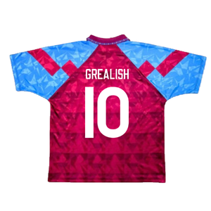 Aston Villa 1990-92 Home Shirt (Good) (Grealish 10)_1