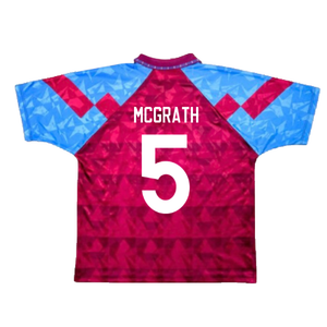 Aston Villa 1990-92 Home Shirt (XL) (Very Good) (McGrath 5)_1