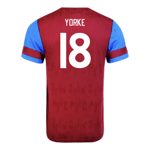 Aston Villa 1992 Home Shirt (XL) (Excellent) (Yorke 18)_1