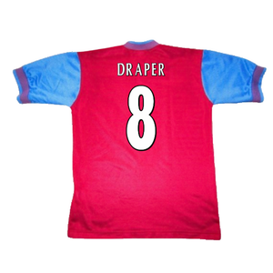 Aston Villa 1997-1998 Home Shirt (Excellent) (Draper 8)_1