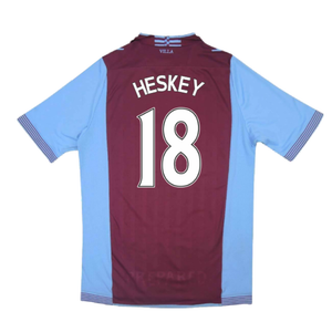 Aston Villa 2013-14 Home Shirt (M) (Mint) (HESKEY 18)_1