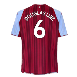 Aston Villa 2021-22 Home Shirt (M) (DOUGLAS LUIZ 6) (Excellent)_1