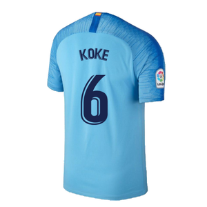 Atletico Madrid 2018-19 Away Shirt (S) (Mint) (Koke 6)_1