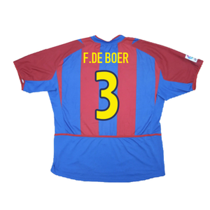 Barcelona 2002-2003 Home Shirt (XL Boys) (Good) (F.De Boer 3)_1