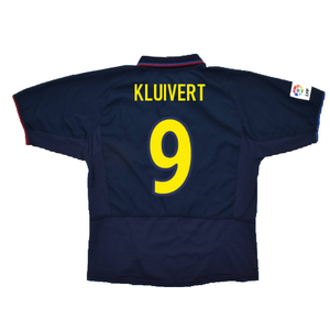 Barcelona 2003-04 Third Shirt (L) (Fair) (Kluivert 9)_1