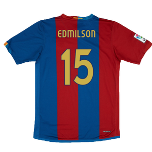 Barcelona 2006-07 Home Shirt (S) (Good) (Edmilson 15)_1