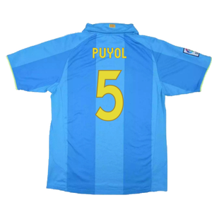 Barcelona 2007-08 Away Shirt (XXL) (Excellent) (Puyol 5)_1