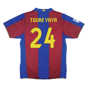 Barcelona 2007-08 Home Shirt (S) (Excellent) (Toure Yaya 24)_1