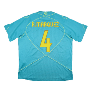 Barcelona 2007-08 Nike Training Shirt (XL) (Excellent) (R.Marquez 4)_1