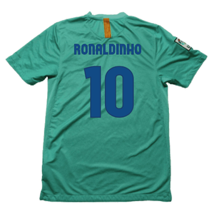 Barcelona 2010-11 Away Shirt (XL) (Very Good) (Ronaldinho 10)_1