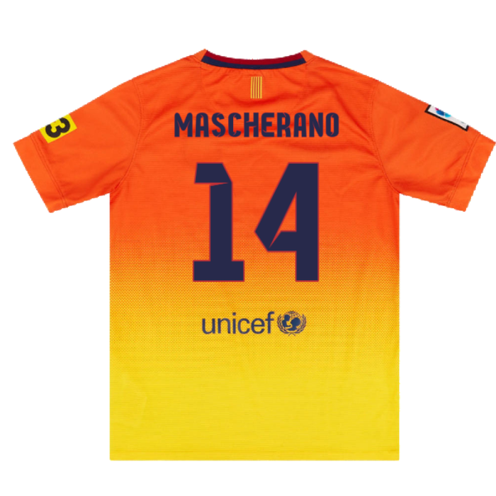 Barcelona 2012-13 Away Shirt (XL) (Very Good) (Mascherano 14)