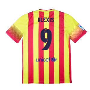 Barcelona 2013-14 Away Shirt (XL) (Mint) (Alexis 9)_1